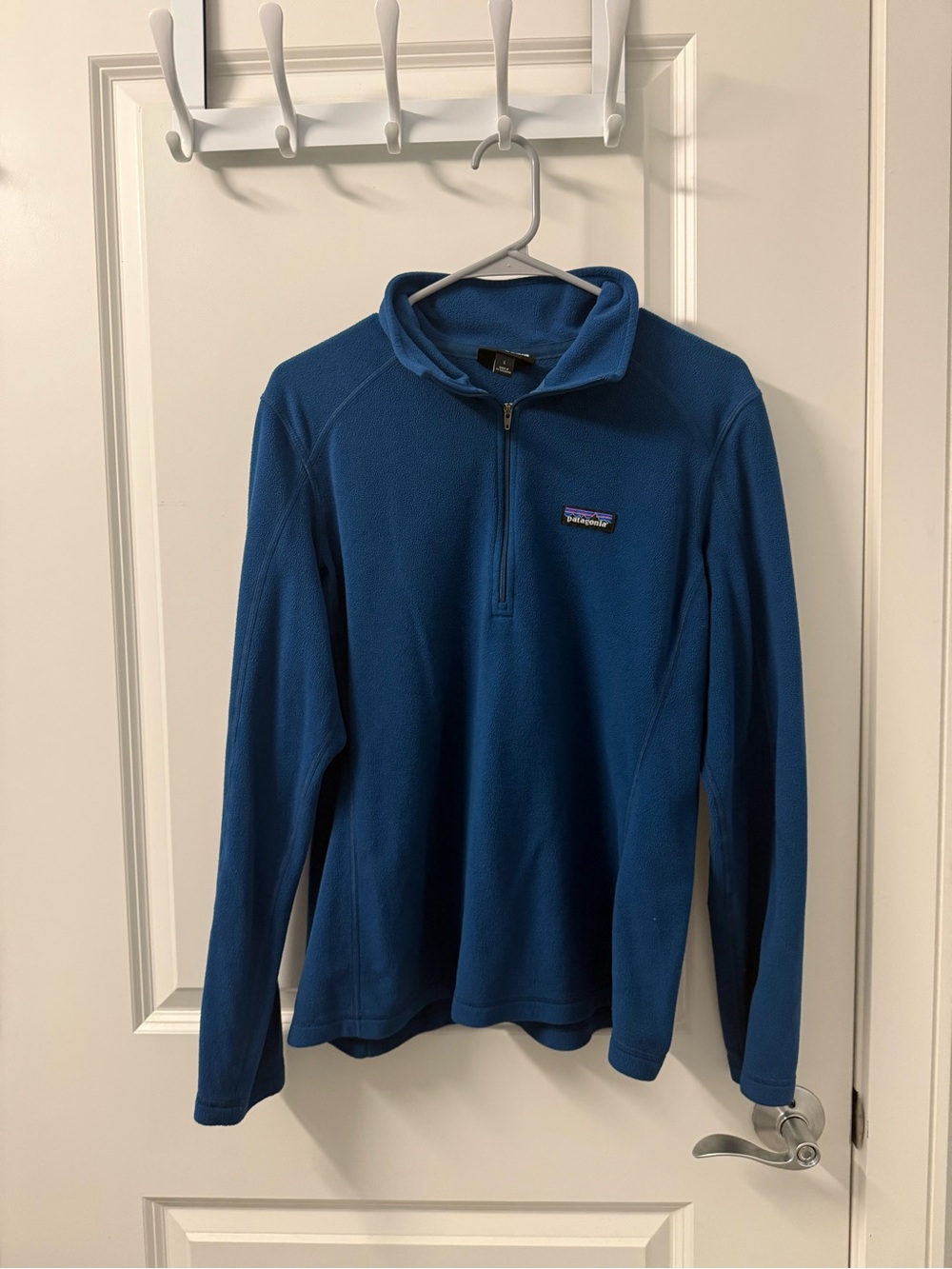 Patagonia Women’s Deep Blue Quarter-Zip Fleece Pullover